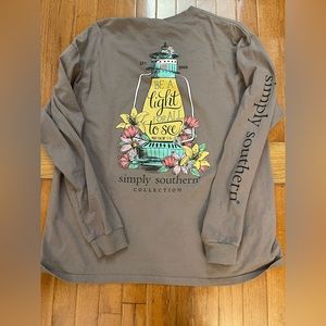 Simply southern tee xl long sleeve